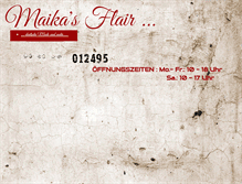 Tablet Screenshot of maikas-flair.com